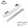 Naturehike Titanium alloy outdoor travel folding tableware titanium