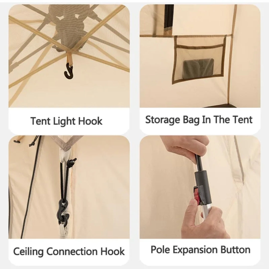 Naturehike Ango Automatic Tent Canopy version (with hall pole)