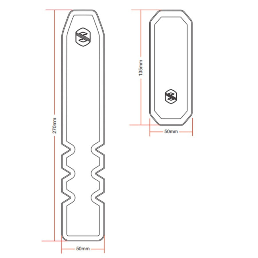 Slope Downtube Set