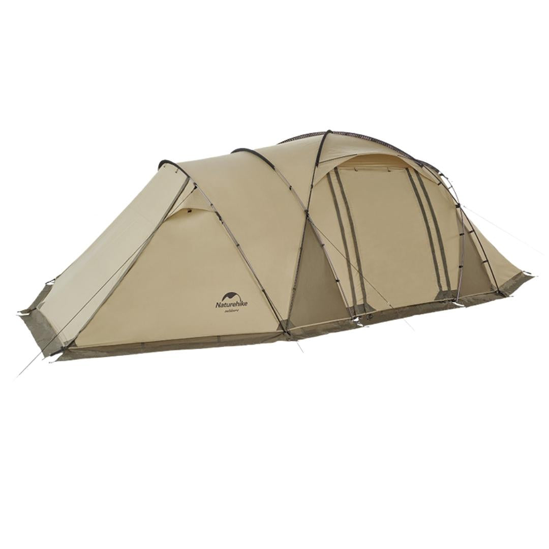 Naturehike UPF50+ Aries Beta Tunnel Tent For 4-6 Man - Khaki
