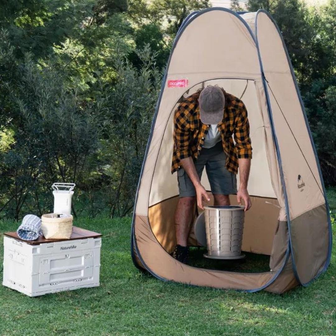 Naturehike NH17Z002 Foldable portable changing tent - brown