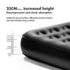 BLACKDOG camping double air bed Black