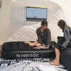 BLACKDOG camping double air bed Black