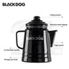 BLACKDOG enamel coffee pot