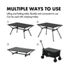 BLACKDOG Aluminum Alloy Folding Table 2in1 Desktop for Wagon