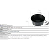 Campingmoon Sierra Bowl Black