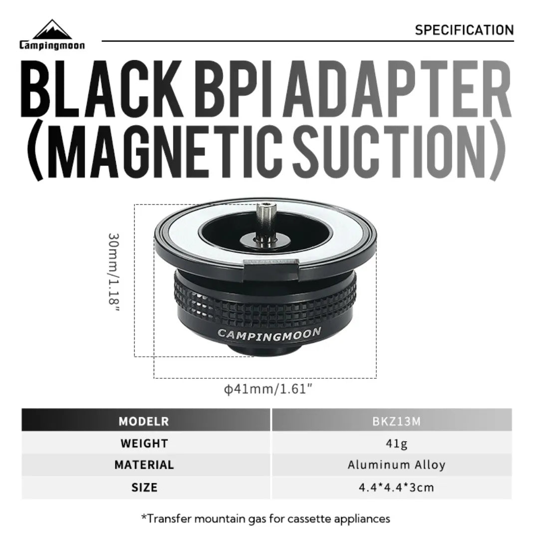 Campingmoon Z13M - Magnetic bayonet-type rotating alpine adapter