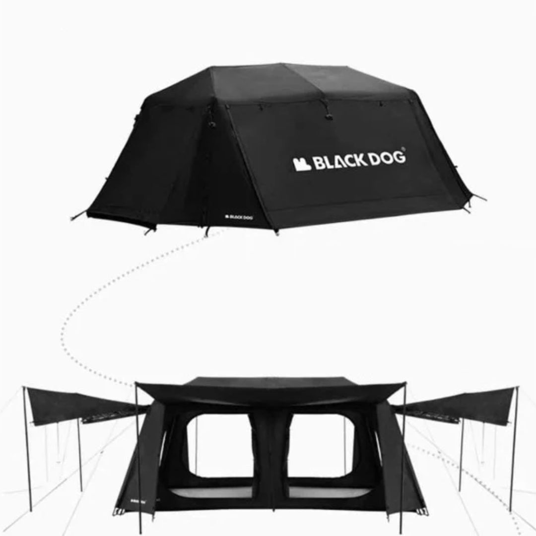 Blackdog One Bedrooms & One Living Room Automatic Tent 2.0