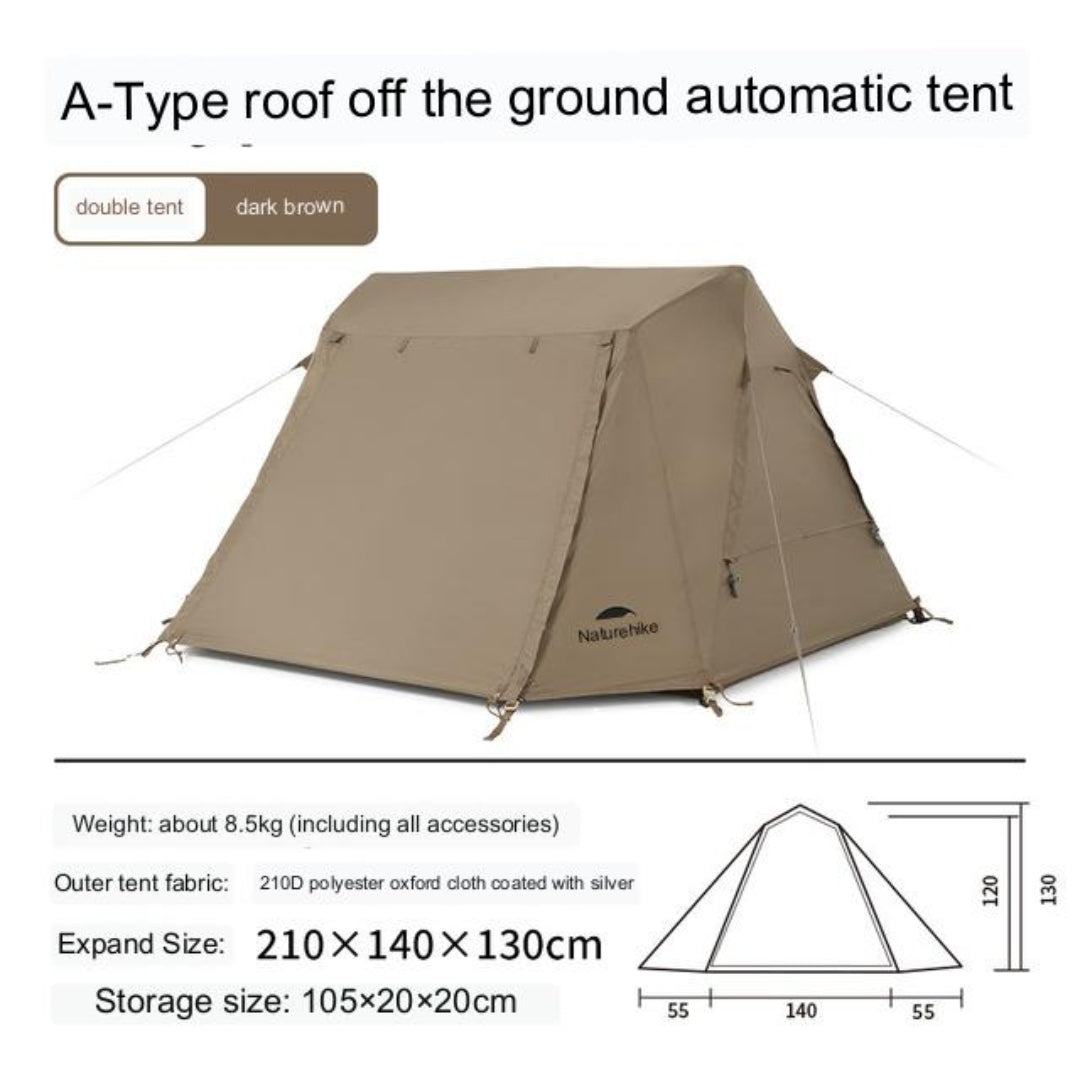 Naturehike A-Type Village Ground-Off Automatic Tent