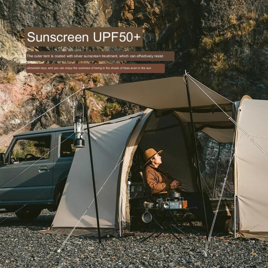 Naturehike Cloud Vessel fastTentワンタッチテント What's Naturehike Cloud Vessel Fast Tunnel Tent Capacity?