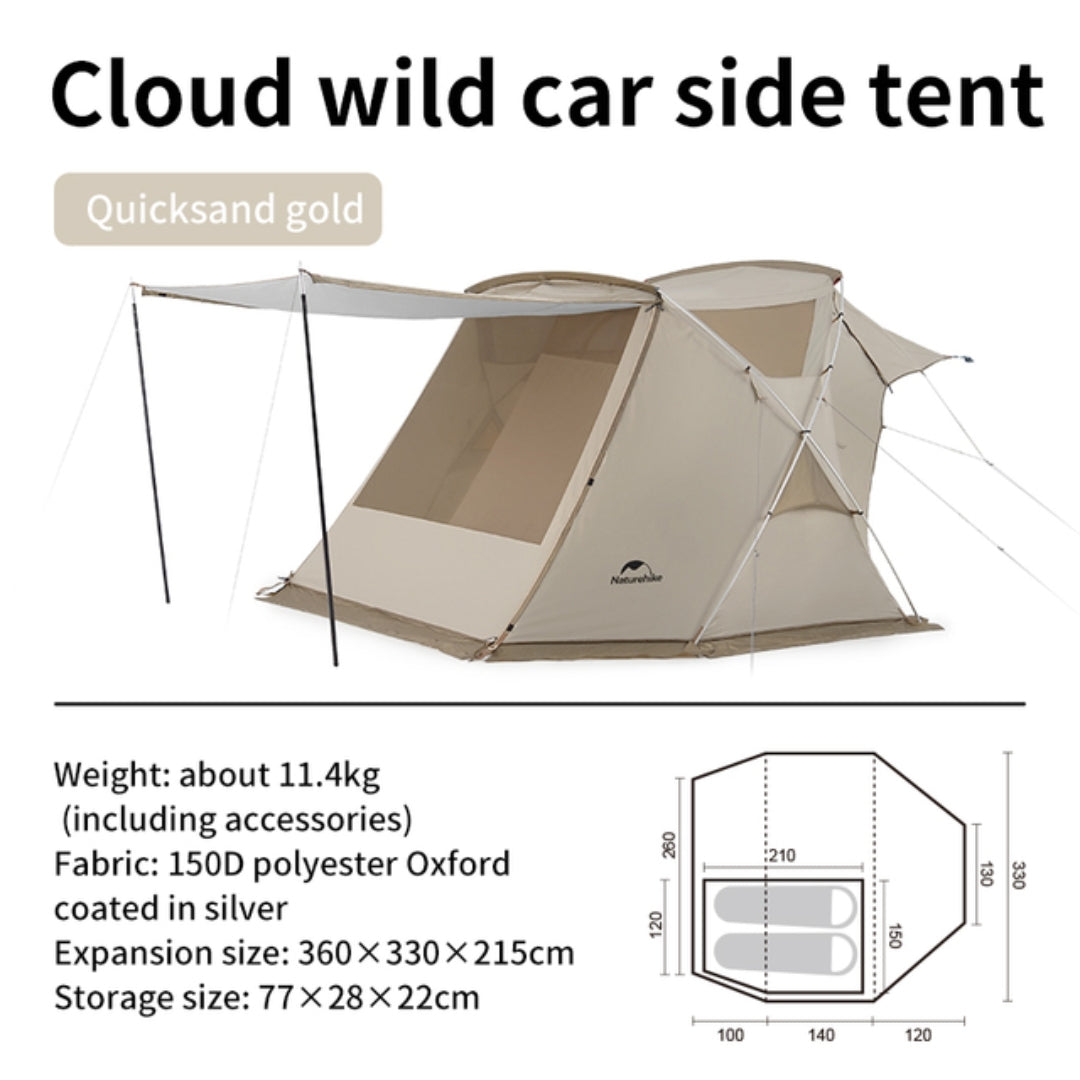 Naturehike Cloud Wild Car Side Tent