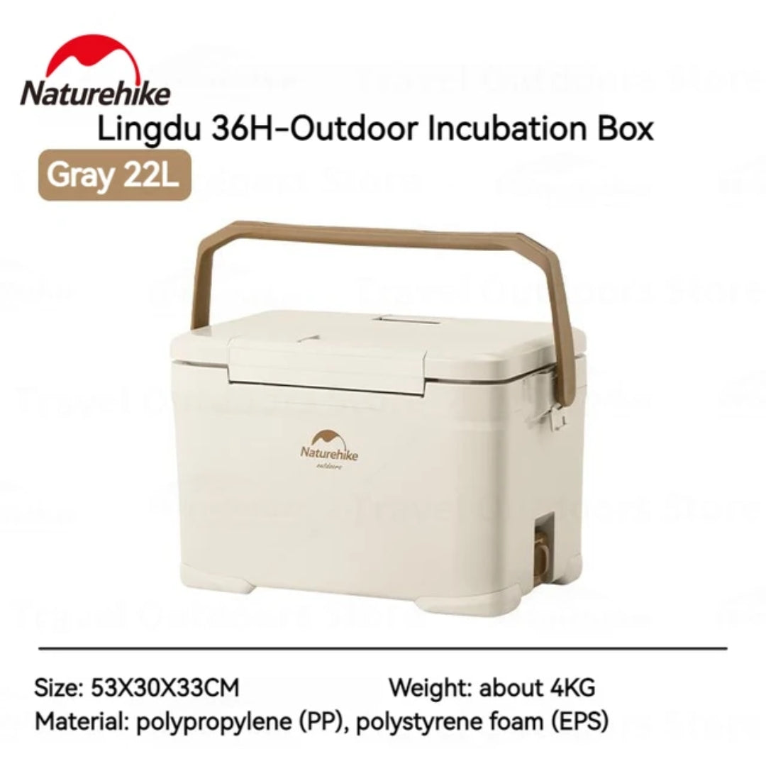 Naturehike 36H Outdoor Antibacterial Cooler Box Beige