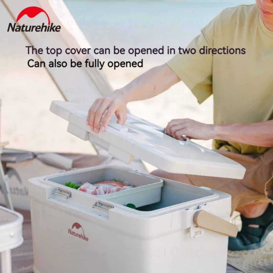 Naturehike 36H Outdoor Antibacterial Cooler Box Beige