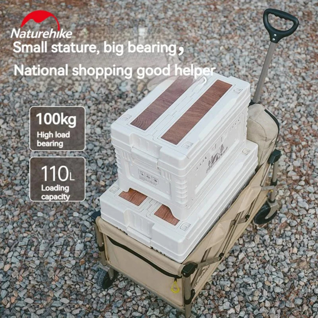 Naturehike Folding Trolley Wagon Linen Brown Plus