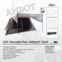 LNT ANCALA 4P Cabin Pre Attached Tent