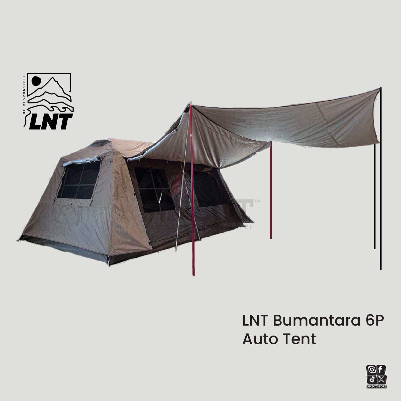 LNT BUMANTARA 6P Auto Tent