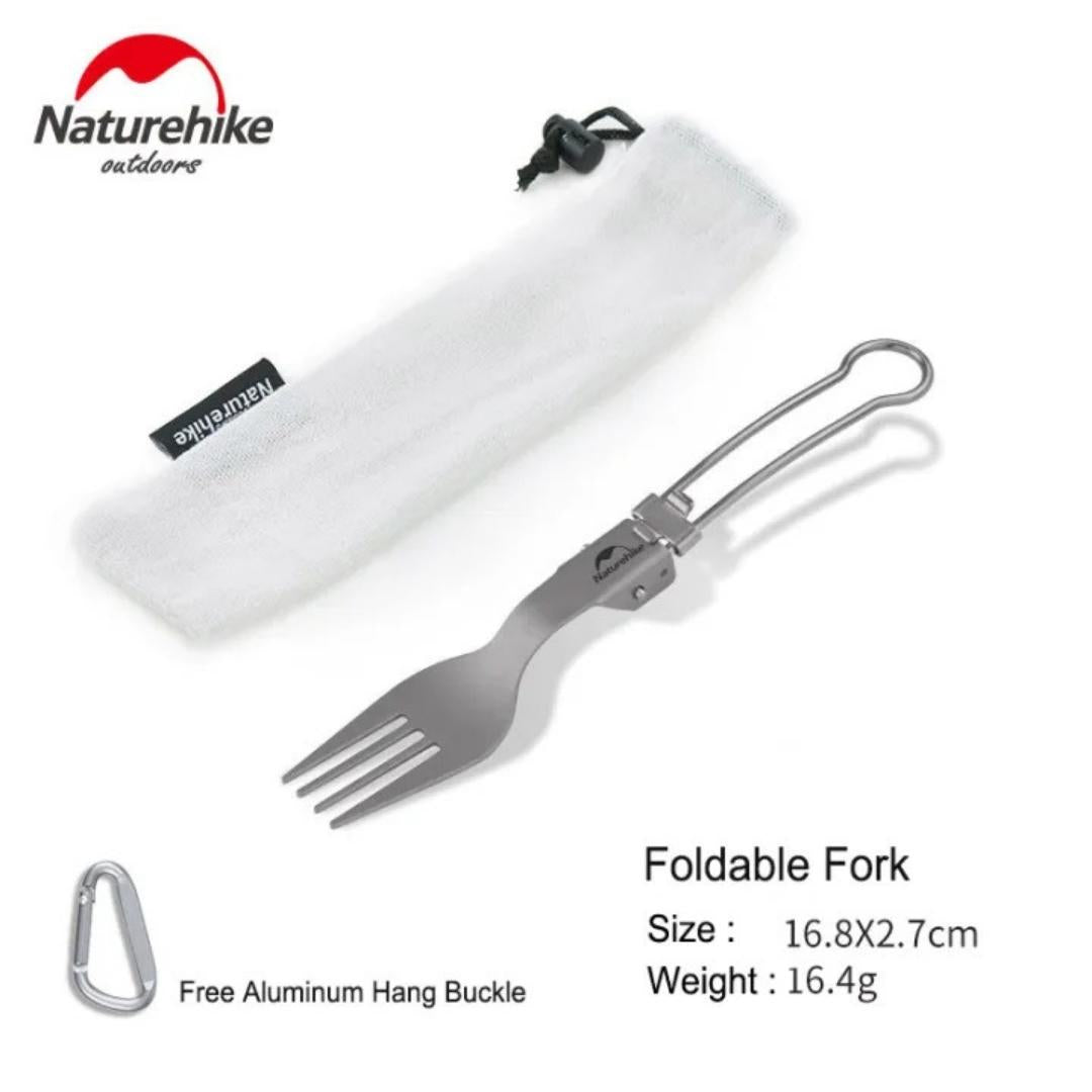 Naturehike Titanium alloy outdoor travel folding tableware titanium