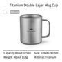 Naturehike Titanium Double Layer Mug Titanium