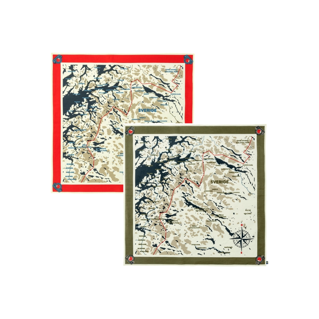 Fjallraven Swedish Classic Map Scarf