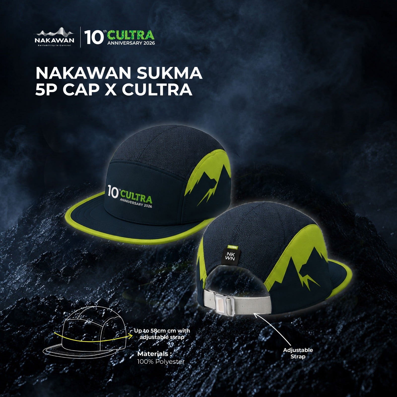 Nakawan SUKMA 5P Cap x CULTRA