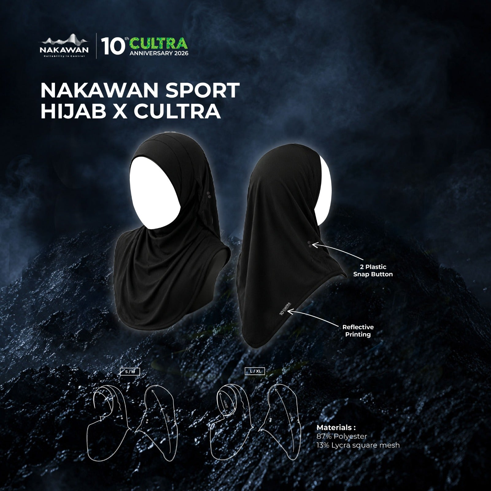 Nakawan x CULTRA Sport Hijab