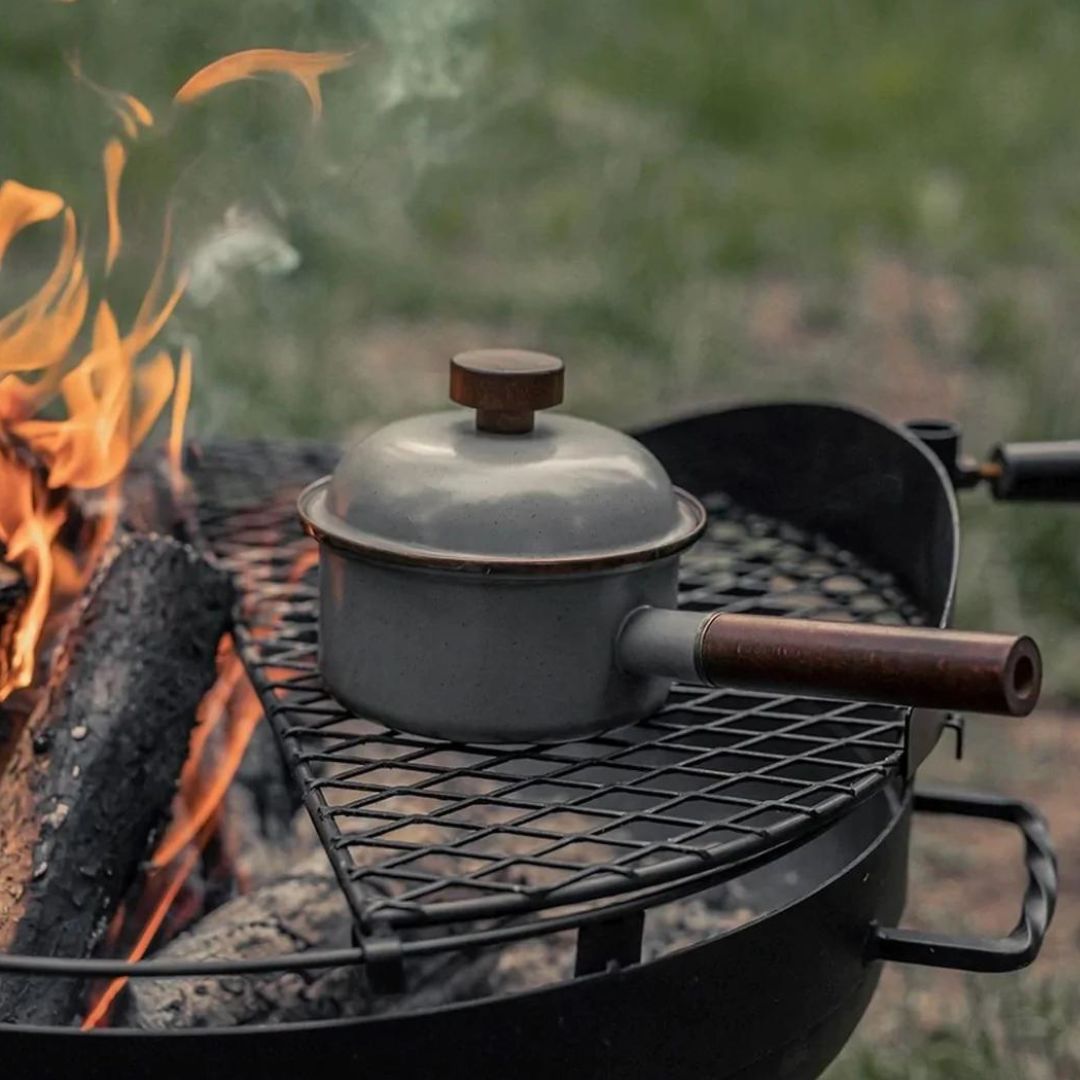 Barebones Enamel Saucepan