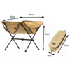 Tillak Firewood Stand Bench Storage Rack with Carrying Bag