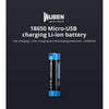 WUBEN HIGH CAPACITY 18650 3.7V USB RECHARGEABLE 2600mAh LI-ION BATTERY 5.0