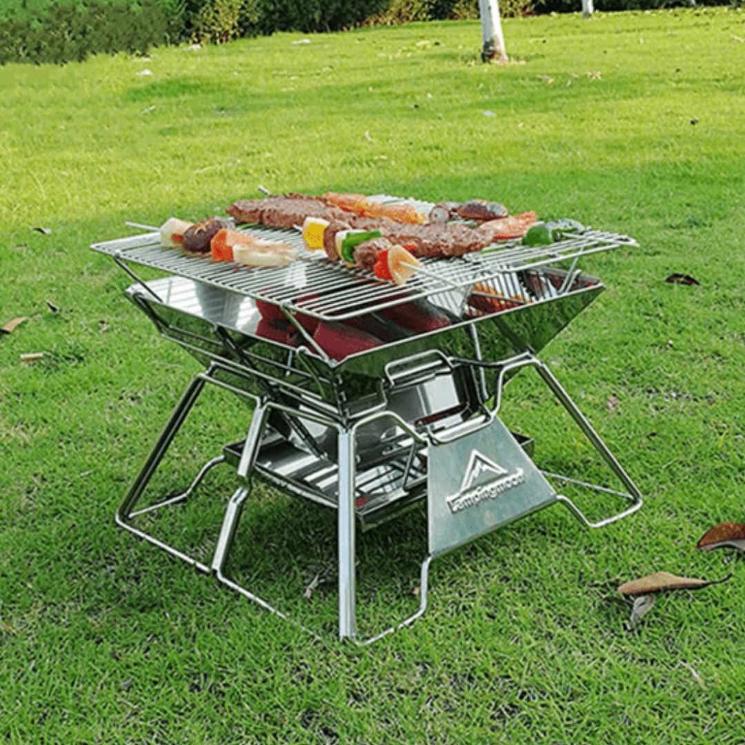 Campingmoon MT 2 Foldable Barbeque BBQ Grill Medium