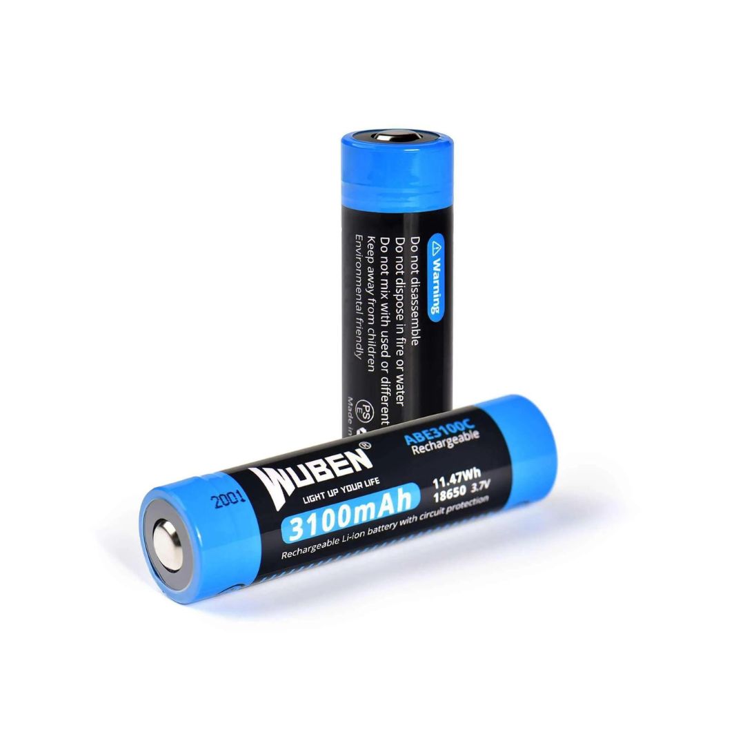 WUBEN ABE3100C 18650 3100mAh Battery