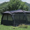 Naturehike Aries Alpha tunnel tent for 4-6 man(without tarp pole) - Black Vinyl