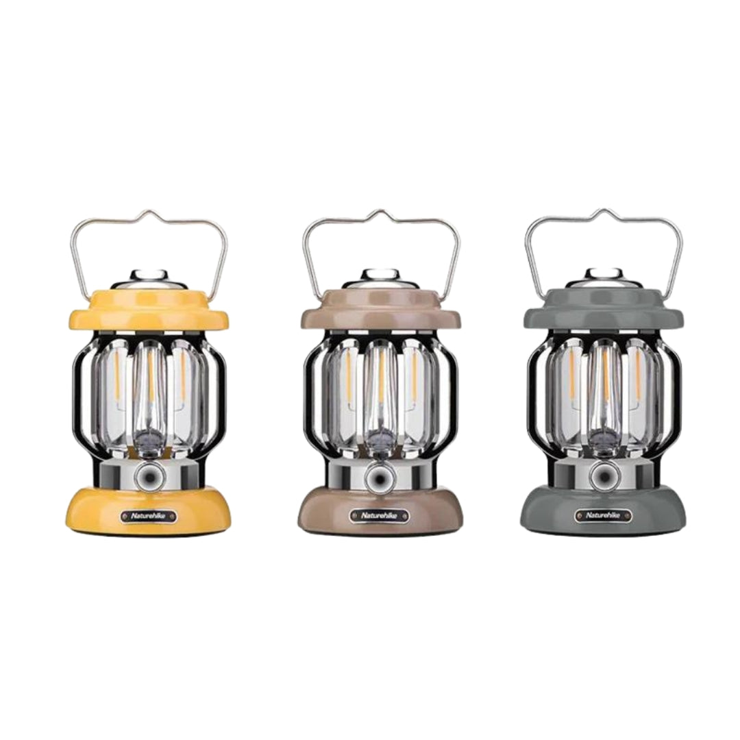 Naturehike USB Rechargeable Outdoor Camping Lantern Hand LED Light Tent  Hanging Lamp Portable Ambient Lamp Atmosphere Light