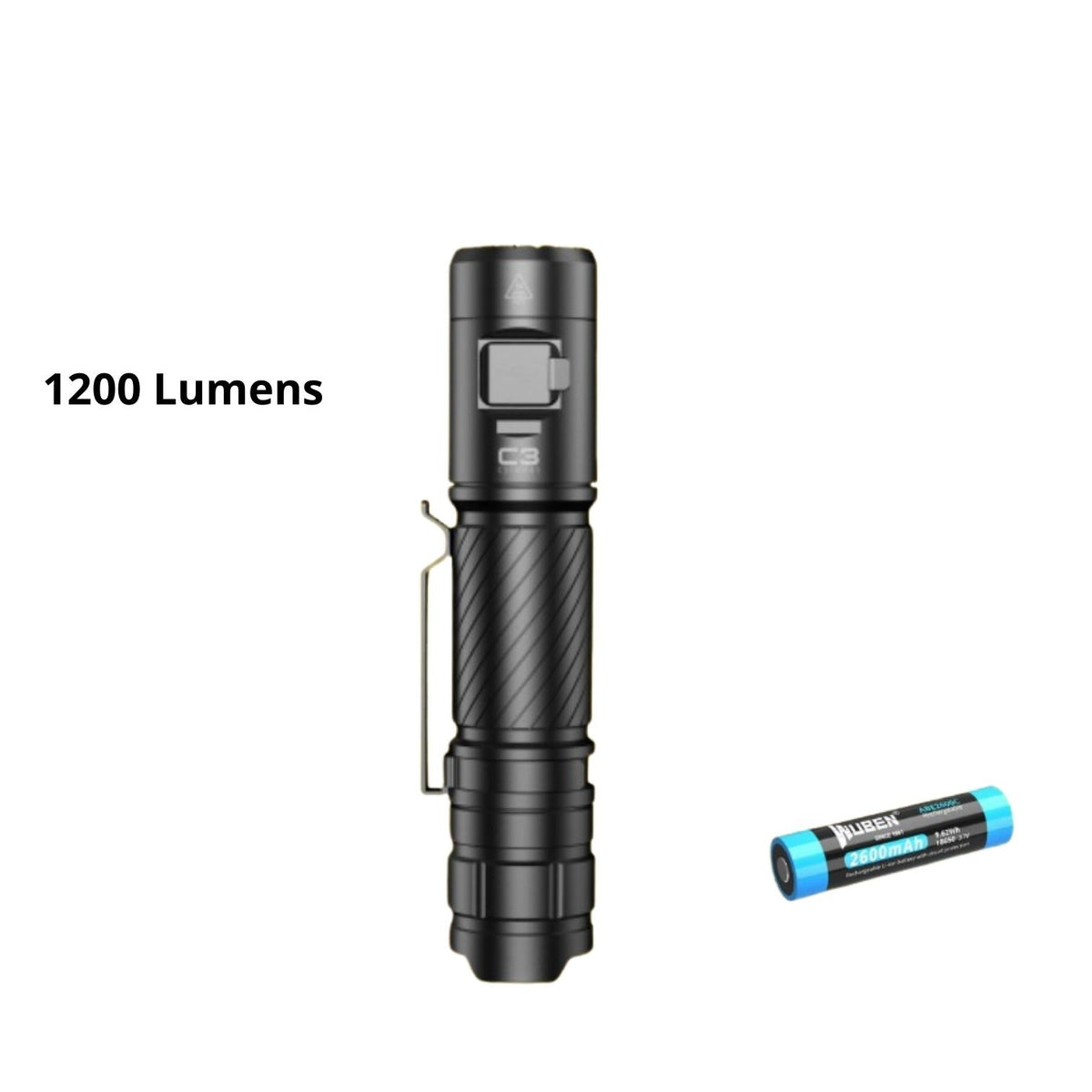 New Wuben E10 1200 Lumens LED Flashlight Torch