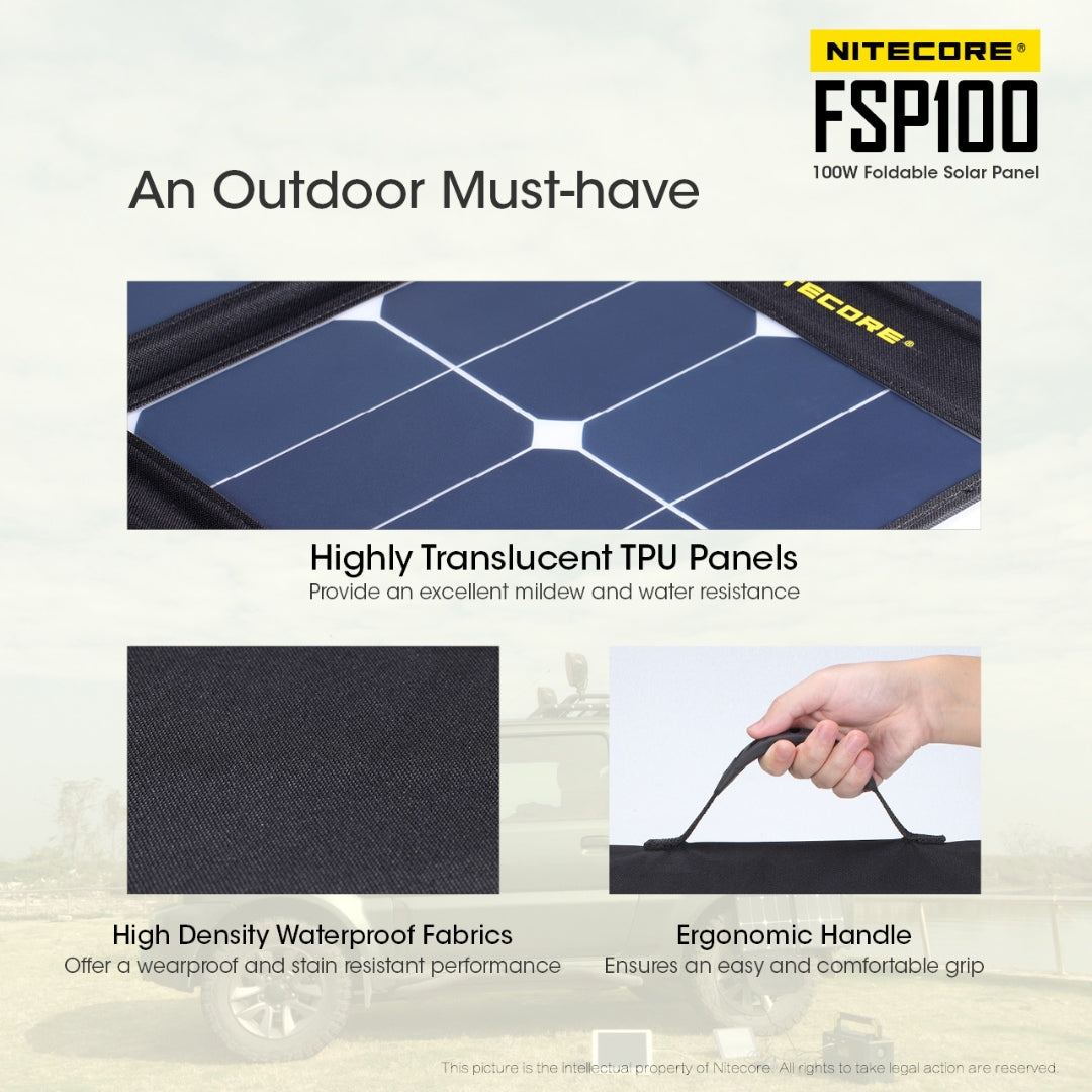 Nitecore FSP100 Foldable Solar Panel