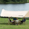 Naturehike NH20TM006 Girder shelter tarp with 2 poles Quicksand Gold