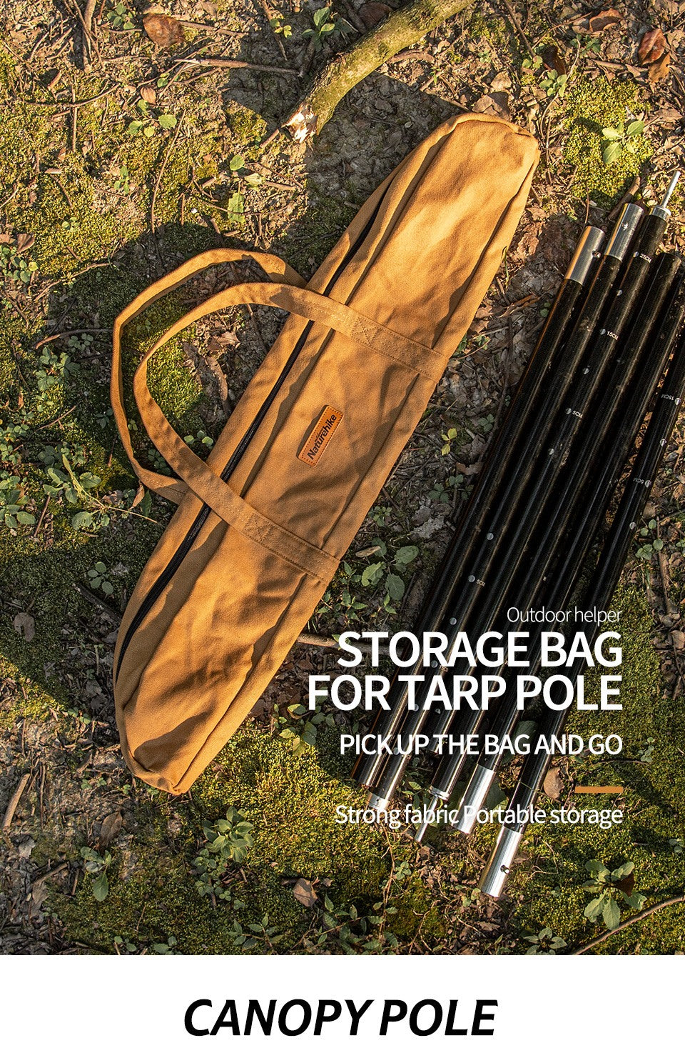 Nature Hike Canopy/Tarp Pole Storage Bag