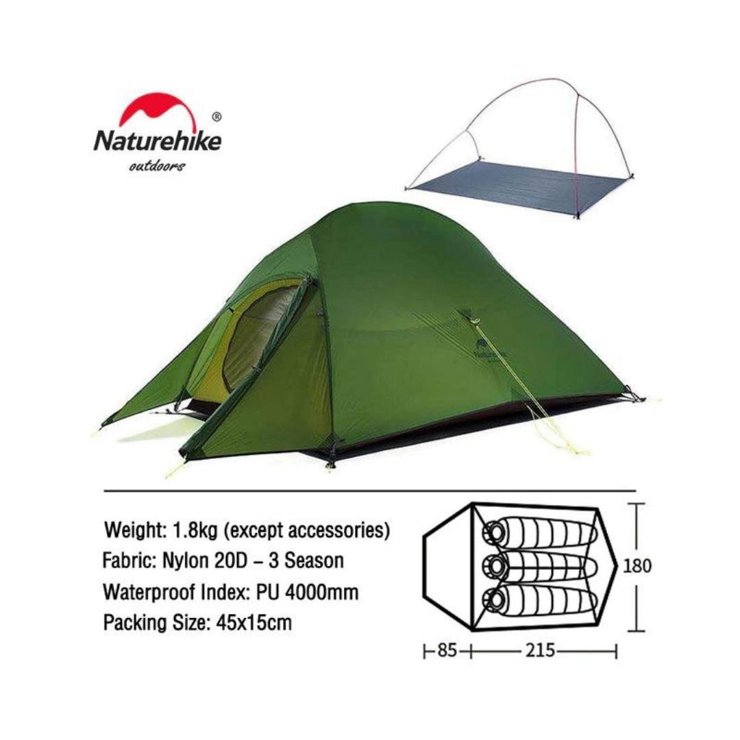 NatureHike Cloud Up 2 Lightweight Tent 2 Persons