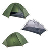 Naturehike NH18A095-D Cycling Ultralight 1 Man Tent + Mats - 20D FOREST GREEN