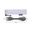 Naturehike Titanium Fork Knife and Spoon (3-in-1) Cutlery Set