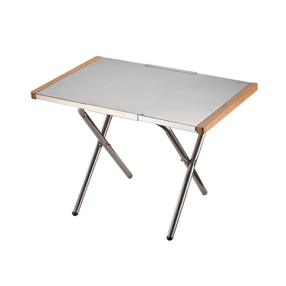 Campingmoon Small Stainless Steel Camping Table T-370 / T-380