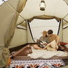 Naturehike  UPF50+ Aries Beta Tunnel Tent For 4-6 Man - Khaki