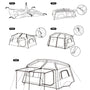 Naturehike Village 13 Tent for 5-8 man (with Hall Pole)