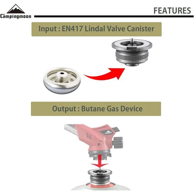 Campingmoon Z13M - Magnetic bayonet-type rotating alpine adapter