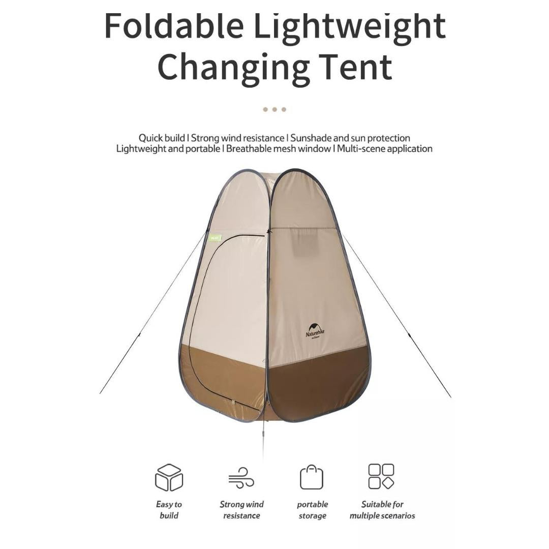 Naturehike NH17Z002 Foldable portable changing tent brown ANBOT