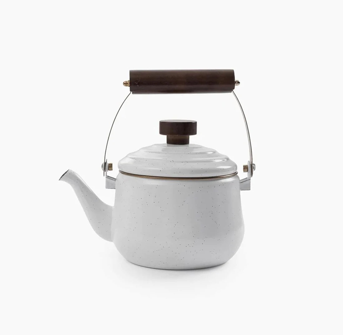 Barebones Enamel Teapot